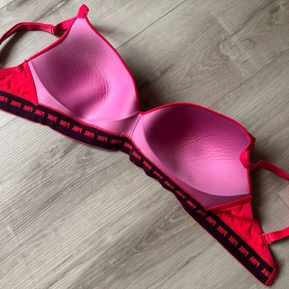 PINK Victoria’s Secret Lightly Lined Wireless Bra Size 34D - Picture 7 of 8